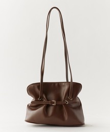 Faux Leather Belt Design Handbag / フェイクレザー ベルトデザイン ハンドバッグ 2026年春夏
