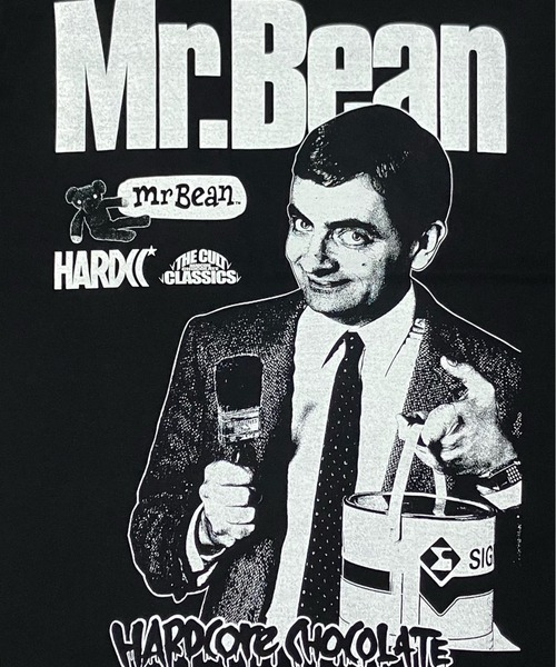 ハードコアチョコレート（ハードコアチョコレート）の「Mr.ビーン/ペンキ塗りたて！(ドリフトブラック)（Tシャツ/カットソー・メンズ・ブラック・LARGE/X-LARGE/XX-LARGE）」の5枚目の写真