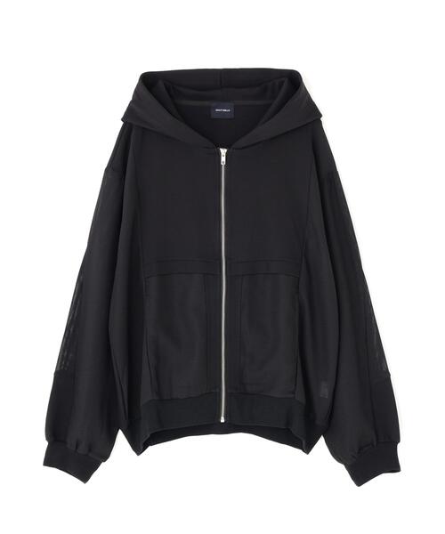 DROIT BELLO(ドロイトベロ)の「DROIT BELLO(ドロイトベロ)メッシュ切替フーディ(パーカー・レディース・ブラック/グレー・F)」の10枚目の写真
