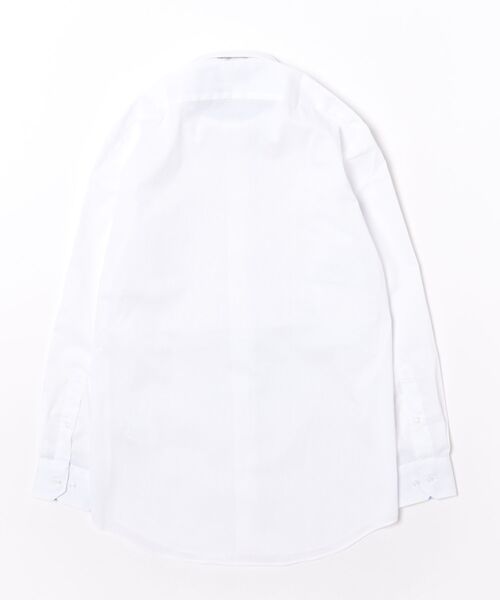 TAKA-Q(タカキュー)の「ワイシャツ メンズ ノンアイロン 綿混 カッタウェイ 長袖 ビジネス ドレス NEWスタンダードフィット(ビジネスシャツ・メンズ・ホワイト・首回り43cm-裄丈86cm/首回り39cm-裄丈84cm/首回り41cm-裄丈86cm/首回り43cm-裄丈82cm/首回り39cm-裄丈80cm/首回り41cm-裄丈82cm/首回り37cm-裄丈80cm/首回り45cm-裄丈86cm)」の3枚目の写真