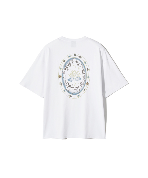 GAKKAI UNIONS(ガッカイユニオンズ)の「サンセットウェスタンボタン半袖Tシャツホワイト(Tシャツ/カットソー・レディース・その他・MEDIUM/LARGE)」の3枚目の写真