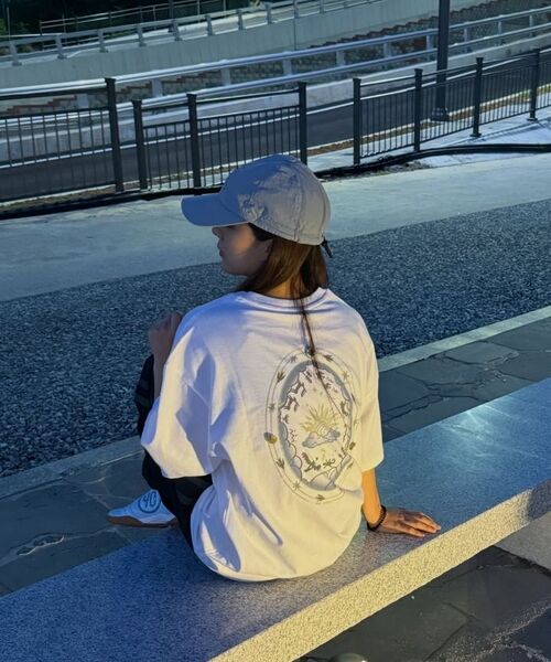 GAKKAI UNIONS(ガッカイユニオンズ)の「サンセットウェスタンボタン半袖Tシャツホワイト(Tシャツ/カットソー・レディース・その他・MEDIUM/LARGE)」の11枚目の写真