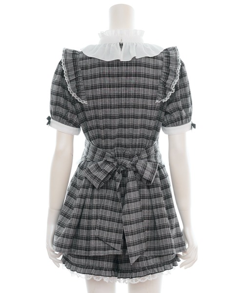 Secret Honey（シークレットハニー）の「ガーターライクセットアップ（セットアップ・レディース・ブラック/レッド・MEDIUM）」の18枚目の写真