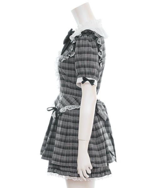Secret Honey（シークレットハニー）の「ガーターライクセットアップ（セットアップ・レディース・ブラック/レッド・MEDIUM）」の17枚目の写真