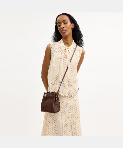 COACH ドローストリングバッグ ブラウン ジェイド ドローストリング バッグ（ショルダーバッグ）｜COACH