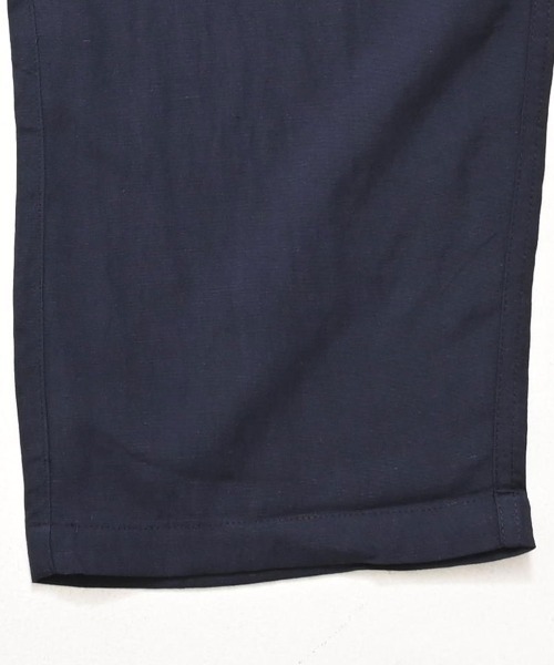 BENUSTA(ベヌスタ)の「『BENUSTA/ベヌスタ』バレルレッグパンツ【GC】(スラックス・メンズ・ネイビー/ベージュ・L/M)」の11枚目の写真