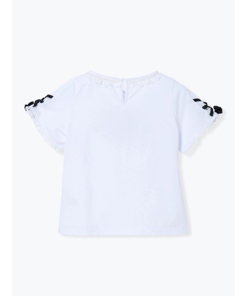 NOEMIE(ノエミー)の「メニーパールリボン刺繍Tシャツ(Tシャツ/カットソー・レディース・ピンク系その他/ブルー系その他/ブラック・M)」の17枚目の写真