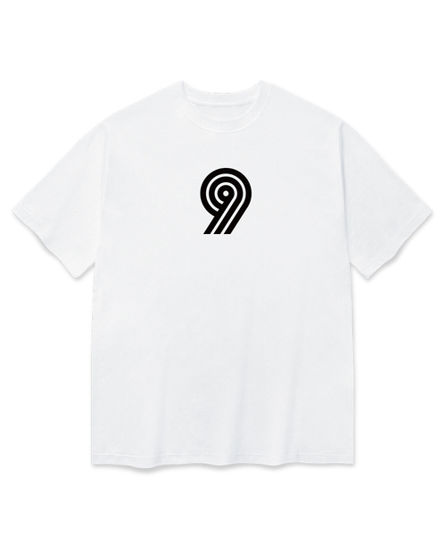 HALFNINE(ハーフナイン)の「ビギボールグラフィック半袖Tシャツ I06BRD_HBX11342(Tシャツ/カットソー・メンズ・ホワイト/ブラック・SMALL/X-LARGE/LARGE/MEDIUM)」の1枚目の写真