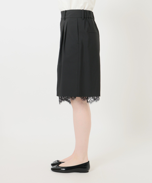 IENA（イエナ）の「スソレースレイヤードハーフパンツ（その他パンツ・レディース・ブラック・38/36）」の19枚目の写真