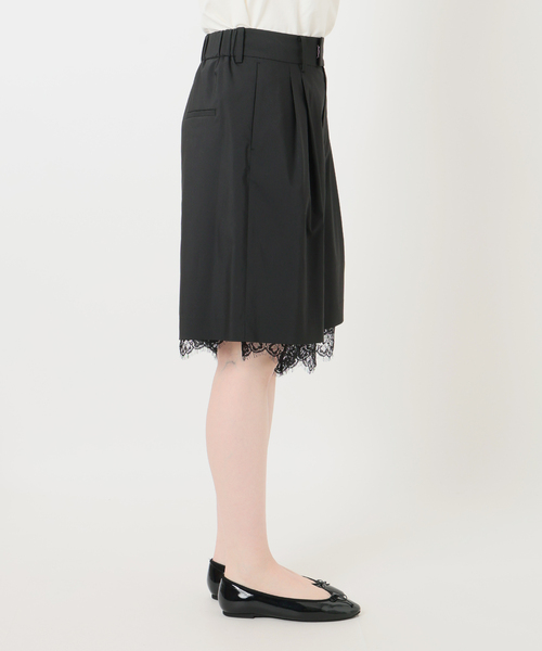 IENA（イエナ）の「スソレースレイヤードハーフパンツ（その他パンツ・レディース・ブラック・38/36）」の21枚目の写真