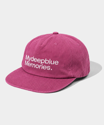 mydeepbluememories（マイディープブルーメモリーズ）の「(5 PANEL)MM MY TEXT CAP (DEEP PINK)（キャップ）」