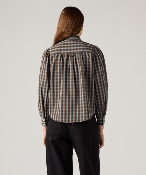 Levi's(リーバイス)の「Levi's/リーバイス JUDICE ウエスタンシャツ(シャツ/ブラウス・レディース・ブラウン・XS/M/S)」の3枚目の写真