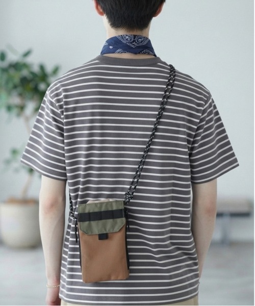 GERRY（ジェリー）の「【GERRY/ジェリー】撥水加工 ECO(リサイクルポリエステル)スマホショルダーバッグ　ミニショルダー ユニセックス（ショルダーバッグ・レディース・マルチ/チャコールグレー/ベージュ/ブラック・FREE）」の8枚目の写真