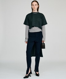 【2026Autumn Pre-Order】バックロングレイヤードカットソー / Back Long Layered Jersey Top