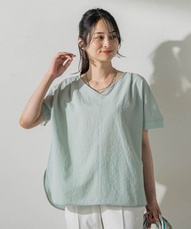 ≪さらっと快適≫カラミタンブラーブラウス