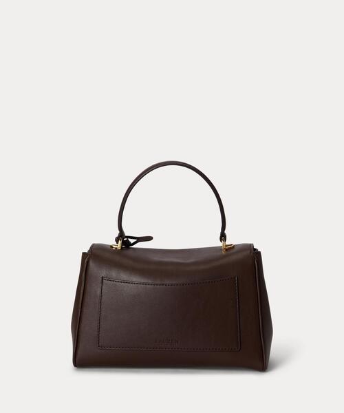 LAUREN RALPH LAUREN レザー スモールFlarrahサッチェル ナッパ レザー スモール Farrah ソフト サッチェル（ショルダーバッグ