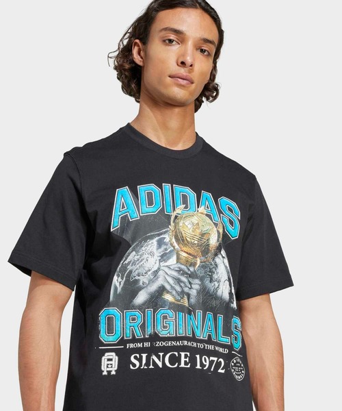 adidas(アディダス)の「トレフォイルシリーズ レギュラー 半袖Tシャツ / アディダスオリジナルス adidas Originals(Tシャツ/カットソー・メンズ・ブラック・SMALL/MEDIUM/LARGE/X-LARGE/XX-LARGE/X-SMALL/XX-SMALL/3XL)」の3枚目の写真
