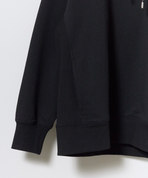 NANGA(ナンガ)の「NANGA/ナンガ ECO HYBRID MINI BOX LOGO EMBROIDERY SWEAT HOODIE エコハイブリッド ミニボックスロゴエンブロイダリー スウェットフーディー パーカー 胸ロゴ刺繍 ポケットあり メンズ レディース 2026年 秋 秋服 冬 冬服(パーカー・メンズ・ブラック/グレー/ブルー/オートミール・S/M/L/XL)」の7枚目の写真