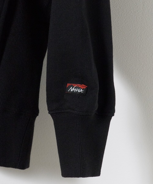 NANGA(ナンガ)の「NANGA/ナンガ ECO HYBRID MINI BOX LOGO EMBROIDERY SWEAT HOODIE エコハイブリッド ミニボックスロゴエンブロイダリー スウェットフーディー パーカー 胸ロゴ刺繍 ポケットあり メンズ レディース 2026年 秋 秋服 冬 冬服(パーカー・メンズ・ブラック/グレー/ブルー/オートミール・S/M/L/XL)」の10枚目の写真