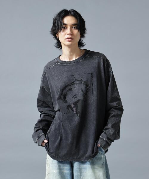 DANKE SCHON（ダンケシェーン）の「DankeSchon/ダンケシェーン/CHEMICAL BRUST RHINESTONE（Tシャツ/カットソー・レディース・ブラック・L/M）」の3枚目の写真