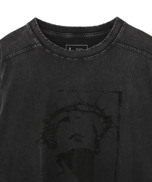 DANKE SCHON（ダンケシェーン）の「DankeSchon/ダンケシェーン/CHEMICAL BRUST RHINESTONE（Tシャツ/カットソー・レディース・ブラック・L/M）」の11枚目の写真