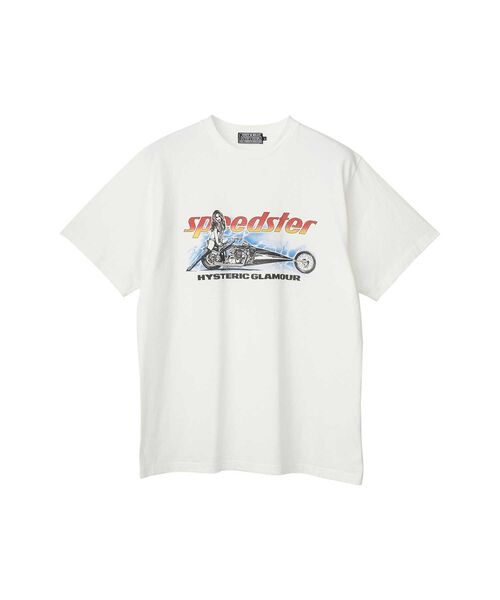 HYSTERIC GLAMOUR(ヒステリックグラマー)の「SPEEDSTER HEAVY METAL Tシャツ(Tシャツ/カットソー・メンズ・ホワイト/ブラック・X-LARGE/LARGE/MEDIUM/SMALL)」の1枚目の写真