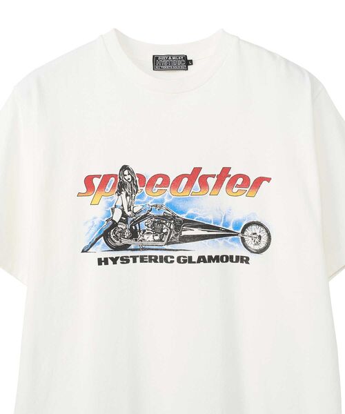 HYSTERIC GLAMOUR(ヒステリックグラマー)の「SPEEDSTER HEAVY METAL Tシャツ(Tシャツ/カットソー・メンズ・ホワイト/ブラック・X-LARGE/LARGE/MEDIUM/SMALL)」の4枚目の写真