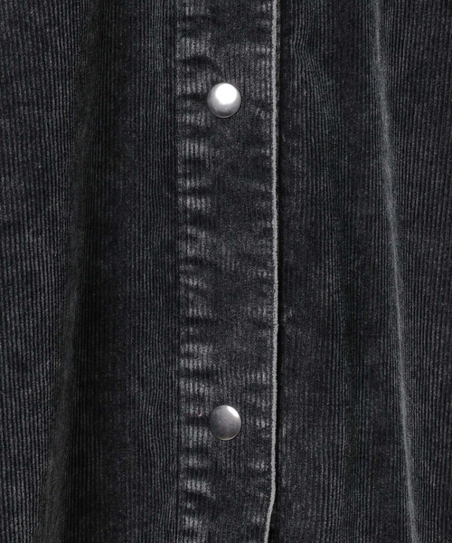 LEPSIM（レプシィム）の「ヴィンテージコーデュロイ長袖シャツ　639512（シャツ/ブラウス・レディース・ブラック/ブラウン/ブルー/ナチュラル/ピンク・FREE）」の15枚目の写真