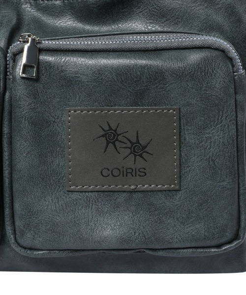COIRIS（コイリス）の「◇COIRIS◇ブランド直輸入正規品/RENIK マルチポケット ショルダーバッグ RENIK MULTI POCKET SHOULDER BAG（ショルダーバッグ・レディース・カーキ系/ブラック・FREE）」の9枚目の写真
