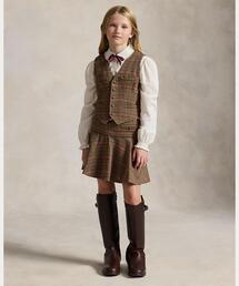 POLO RALPH LAUREN CHILDRENSWEAR | チェック ダブルニット スコート(その他パンツ)