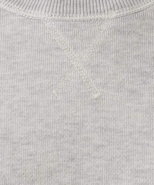 Dessin(デッサン)の「【2WAY/洗濯機OK/XS-L】配色リバーシブル コットンジャカード クルーネックニット(Tシャツ/カットソー・レディース・グリーン系その他5/ワイン系6/ライトグレー系4/ホワイト系7・03/02/01/00)」の20枚目の写真