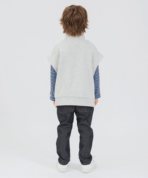 BREEZE(ブリーズ)の「【伸びる】すぽ軽テーパードパンツ_ストレッチ(その他パンツ・キッズ・インディゴブルー/カーキ/パープル/その他10/キャメル/ブラック・150/160/90/120/140/110/100/130)」の8枚目の写真