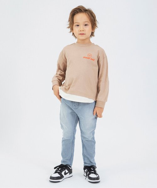 BREEZE(ブリーズ)の「【伸びる】すぽ軽テーパードパンツ_ストレッチ(その他パンツ・キッズ・インディゴブルー/カーキ/パープル/その他10/キャメル/ブラック・150/160/90/120/140/110/100/130)」の12枚目の写真