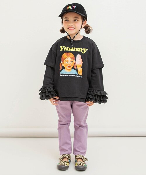 BREEZE(ブリーズ)の「【伸びる】すぽ軽テーパードパンツ_ストレッチ(その他パンツ・キッズ・インディゴブルー/カーキ/パープル/その他10/キャメル/ブラック・150/160/90/120/140/110/100/130)」の16枚目の写真