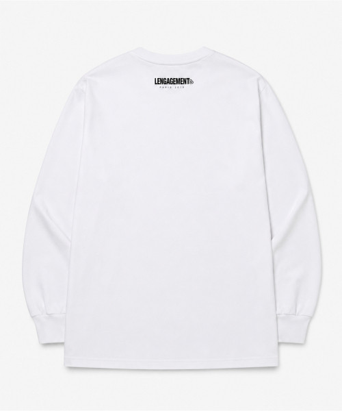 セール】スモールハートロングスリーブTシャツ[ホワイト]（Tシャツ