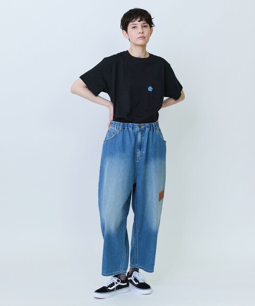 FRAPBOIS(フラボア)の「Lee RIDERS101-Z(デニムパンツ・レディース・ブルー/サックスブルー・M/L)」の9枚目の写真