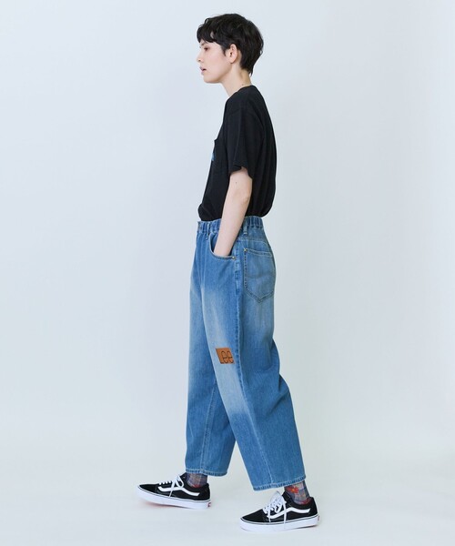 FRAPBOIS(フラボア)の「Lee RIDERS101-Z(デニムパンツ・レディース・ブルー/サックスブルー・M/L)」の21枚目の写真