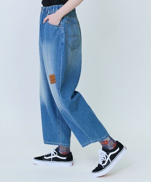 FRAPBOIS(フラボア)の「Lee RIDERS101-Z(デニムパンツ・レディース・ブルー/サックスブルー・M/L)」の22枚目の写真