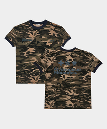 #1 CAMO MM LOGO RINGER T-SHIRTS