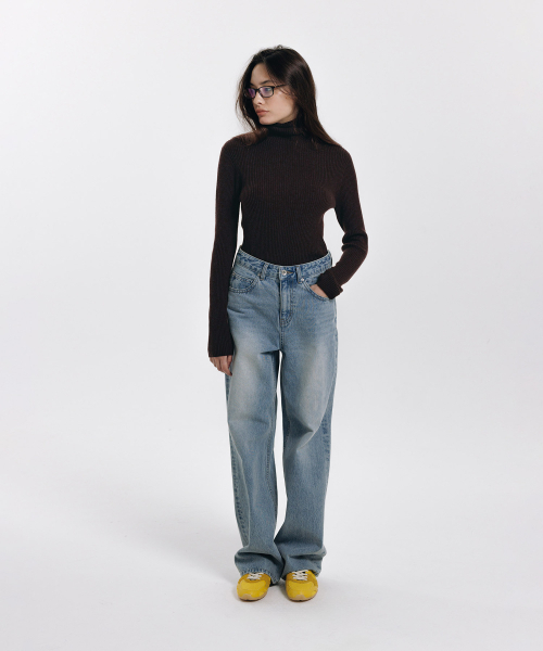 haag(ヘイグ)の「a classic turtle neck (dark brown)(ニット/セーター・レディース・その他・FREE)」の11枚目の写真