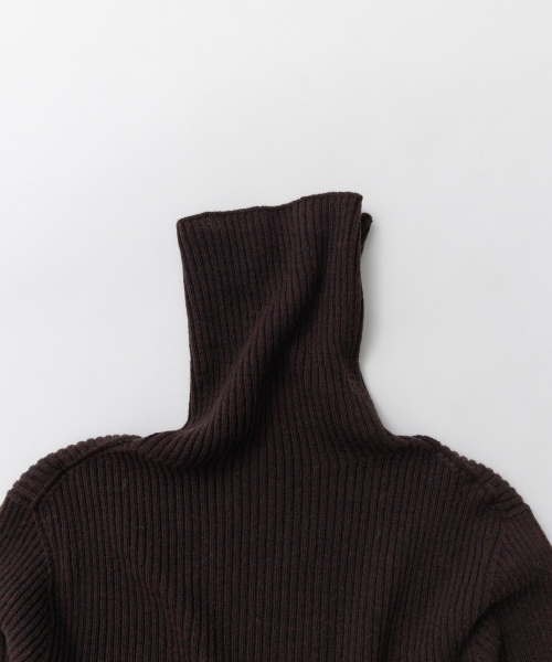 haag(ヘイグ)の「a classic turtle neck (dark brown)(ニット/セーター・レディース・その他・FREE)」の13枚目の写真