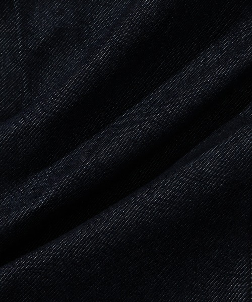 HANES（ヘインズ）の「【HANES/ヘインズ】デニムトラッカージャケット 2st（デニムジャケット・メンズ・ブラック/インディゴブルー/サックスブルー・S/M/L/LL）」の16枚目の写真
