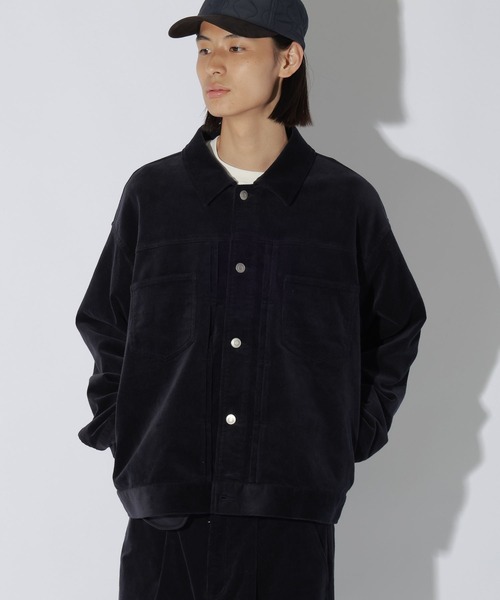 LAKOLE(ラコレ)の「ブラッシュドコールジャケット / 815295(その他アウター・メンズ・カーキ/グレー/ネイビー・MEDIUM/LARGE)」の1枚目の写真