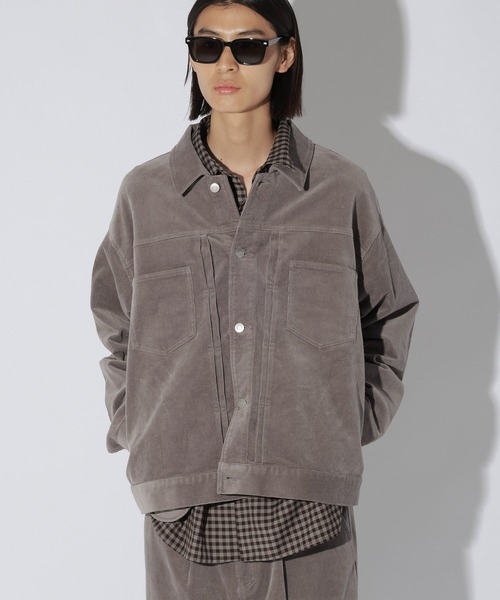 LAKOLE(ラコレ)の「ブラッシュドコールジャケット / 815295(その他アウター・メンズ・カーキ/グレー/ネイビー・MEDIUM/LARGE)」の10枚目の写真