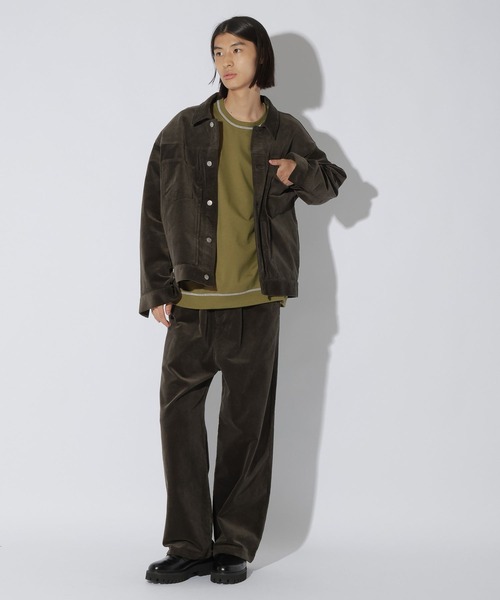 LAKOLE(ラコレ)の「ブラッシュドコールジャケット / 815295(その他アウター・メンズ・カーキ/グレー/ネイビー・MEDIUM/LARGE)」の4枚目の写真