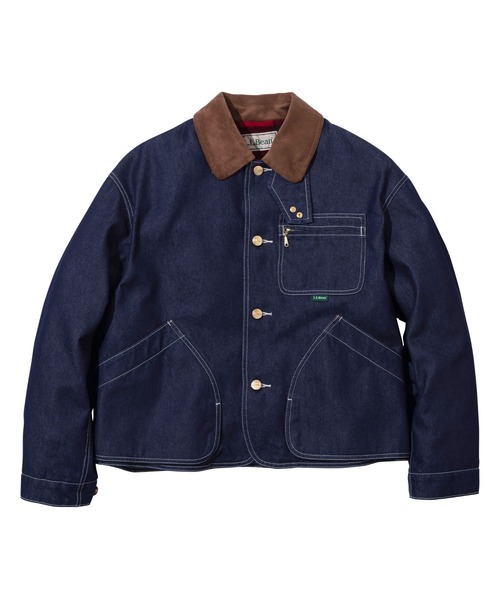 L.L.Bean(エルエルビーン)の「【JAPAN EDITION】ビーンズ・フィールド・コート、フリースラインド インディゴ(デニムジャケット・レディース・ブルー・MEDIUM)」の1枚目の写真