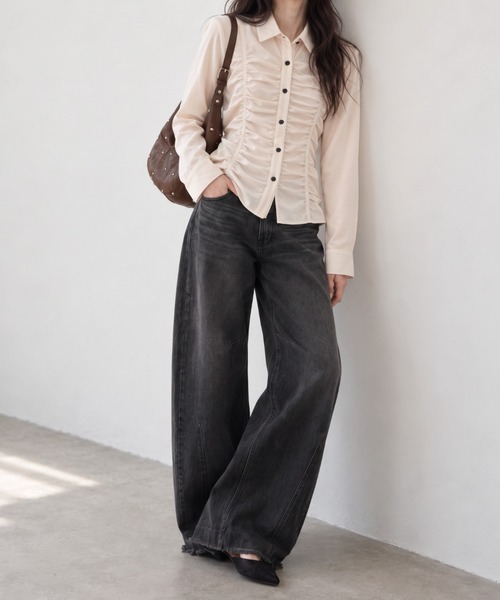 model：158cm 着用サイズ：FREE