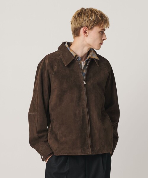 Schott(ショット)の「【別注】<Schott>スエード チェック ブルゾン(その他アウター・メンズ・ダークブラウン・M/L/XL)」の3枚目の写真