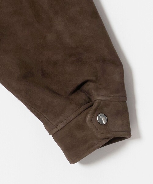 Schott(ショット)の「【別注】<Schott>スエード チェック ブルゾン(その他アウター・メンズ・ダークブラウン・M/L/XL)」の7枚目の写真