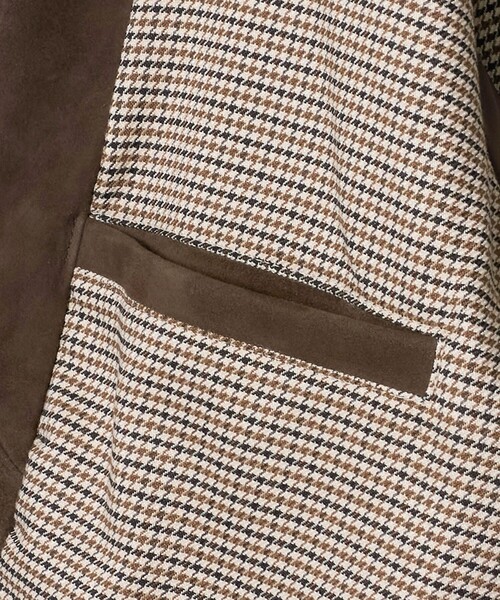 Schott(ショット)の「【別注】<Schott>スエード チェック ブルゾン(その他アウター・メンズ・ダークブラウン・M/L/XL)」の10枚目の写真